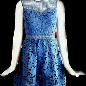 Aqua dress - blue lace NWT - Small